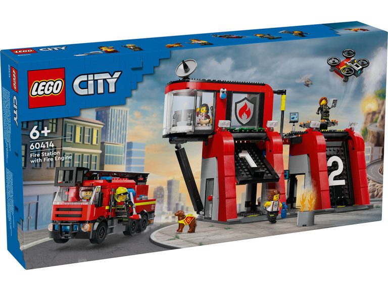 LEGO Feuerwehrstation mit Drehleiterfahrzeug 60414