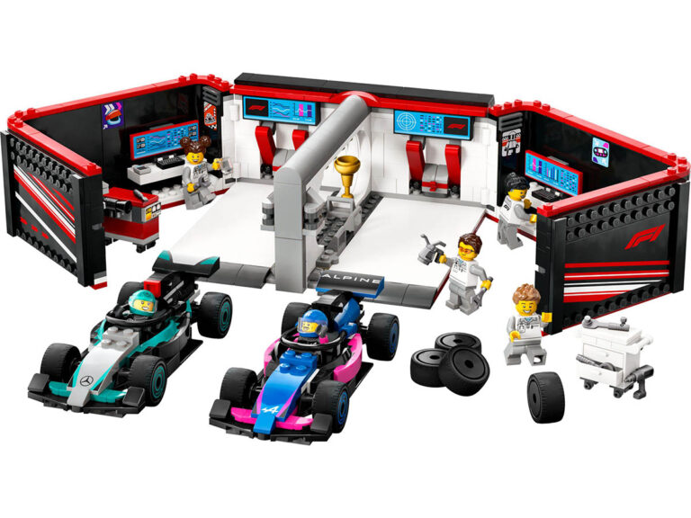 LEGO F1® Garage mit Mercedes-AMG & Alpine 60444