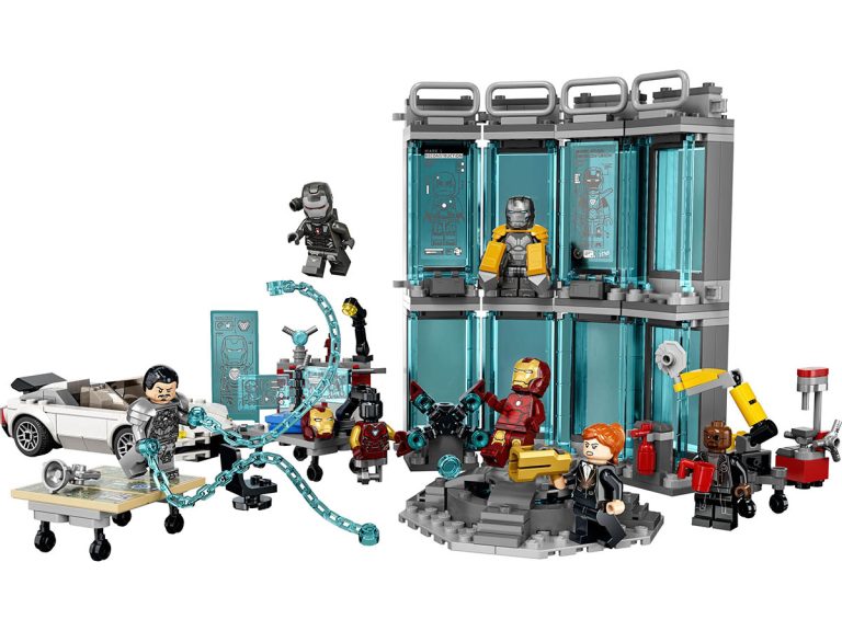 Iron Mans Werkstatt LEGO Marvel 76216 - Iron Mans Werkstatt - Produktbild 01